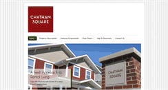 Desktop Screenshot of chathamsquareapts.com